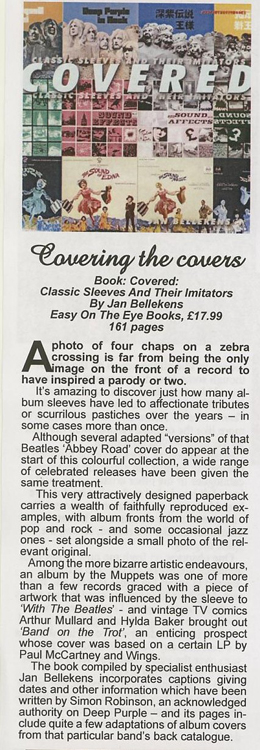Covered - The Beat - Mar 2012 Covered review in The Beat magazine