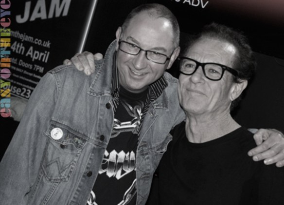 Steve Wright and Graham Bonnet, former Rainbow singer, 2014