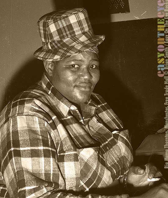 Big Mama Thornton, Manchester, 1965. Photo Brian Smith