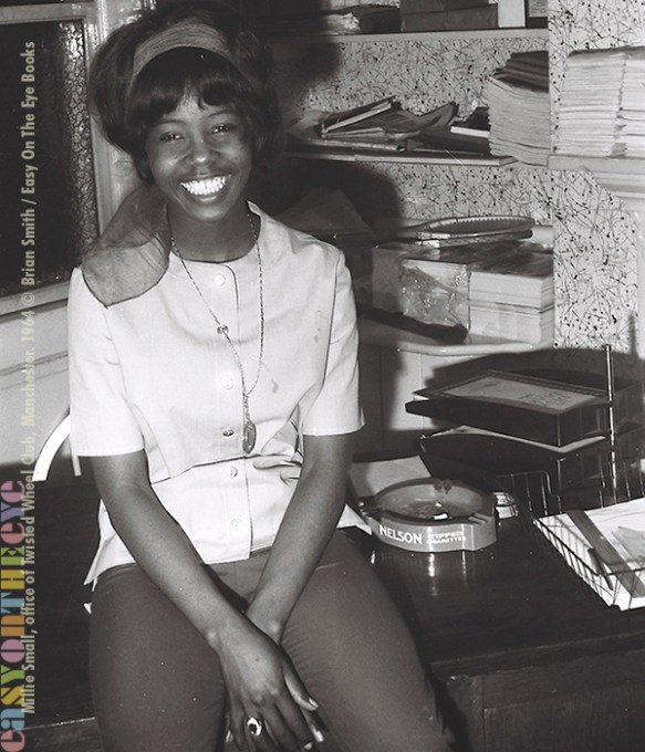 Millie in Twisted Wheel office 1964.jpg